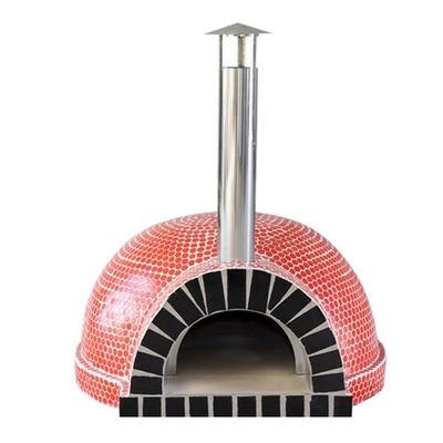 10min pizza en céramique de chauffage extérieure Oven Wood Fired Stone Oven