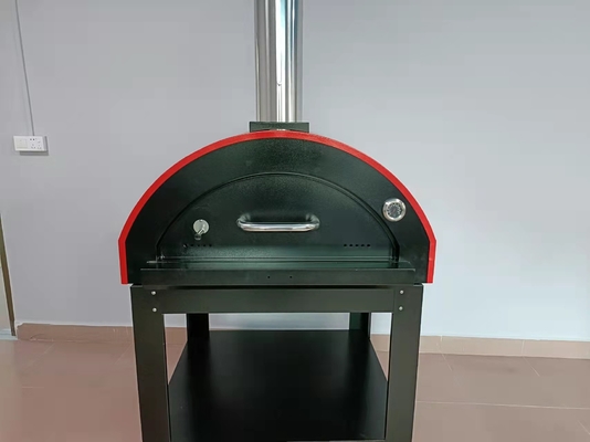 Pizza mise le feu en bois Oven Machine Outdoor d'acier inoxydable de brique