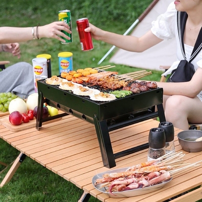 Gril campant extérieur de BARBECUE de charbon de bois