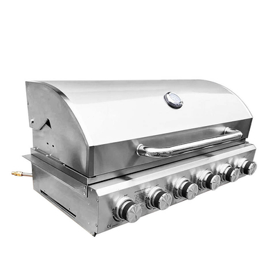 Grils de luxe de gaz de 580mm de gaz de BARBECUE de partie à la maison allemande de luxe de gril