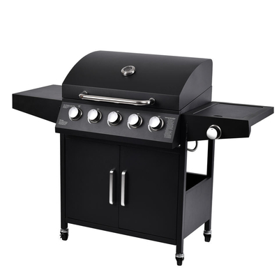 Gril sans fumée extérieur de barbecue du gril 201 solides solubles de BARBECUE de gaz de CSA avec l'acier inoxydable