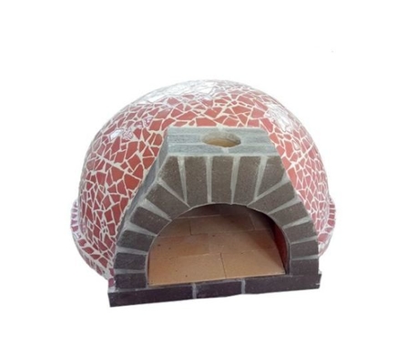 Réfractaire 10 four brûlant en bois portatif en céramique du four 70kgs de pizza de minutes