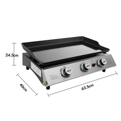 Barbecue électrique de gauffreuse de CT 201 CSA Teppanyaki de gril sain de BARBECUE pour le camping