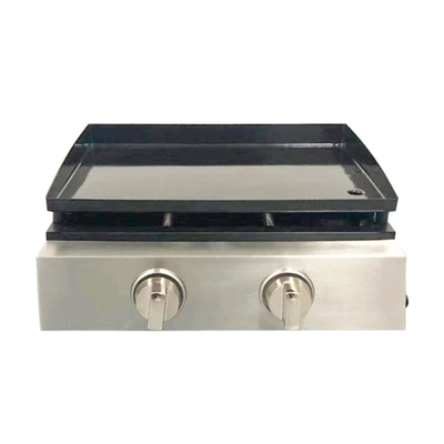 Gril de BARBECUE de Teppanyaki de 2 brûleurs