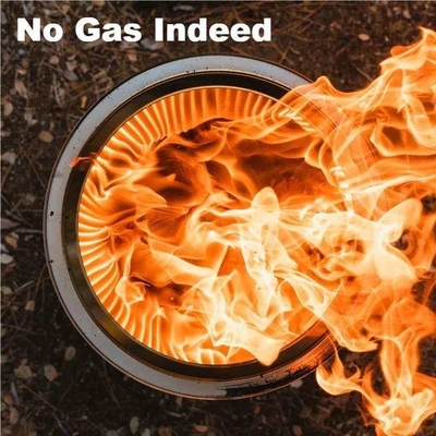 304 AGA Outland puits portatifs du feu de l'acier inoxydable pour le camping de charbon de bois