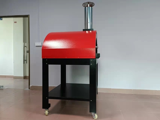 four brûlant en bois mis le feu en bois de spatule du four AGA d'acier inoxydable de 2200mm