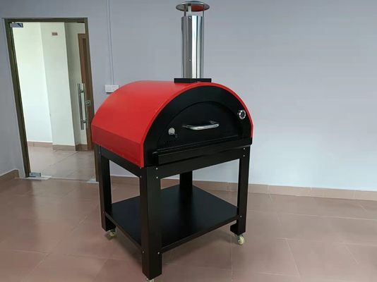 Fourneau brûlant mobile d'Oven Wood Fired CSA de pizza d'acier inoxydable