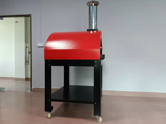 Fourneau brûlant mobile d'Oven Wood Fired CSA de pizza d'acier inoxydable