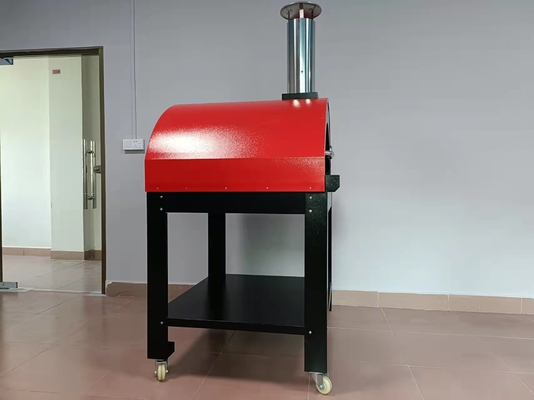 Pizza mise le feu en bois Oven Machine Outdoor d'acier inoxydable de brique